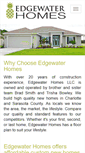 Mobile Screenshot of edgewaterhomes.net